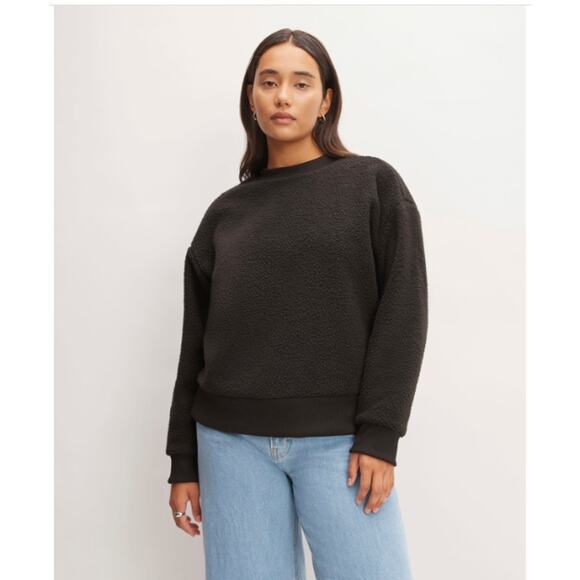 Everlane The ReNew Fleece Oversized Crew Sz M - Picture 1 of 10